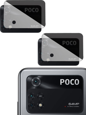 DAFFIN Back Camera Lens Glass Protector for POCO M4 Pro(Pack of: 2)
