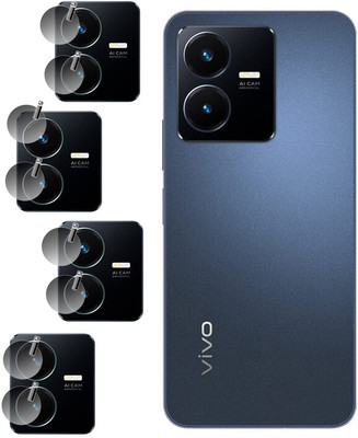 DAFFIN Back Camera Lens Glass Protector for Vivo Y22(Pack of: 4)