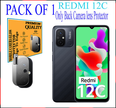 EZGER Back Camera Lens Glass Protector for Redmi 12C.(Pack of: 1)