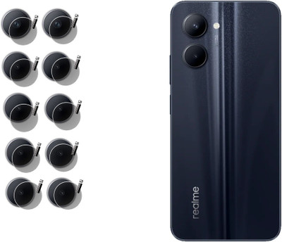 DAFFIN Back Camera Lens Glass Protector for realme C33(Pack of: 5)