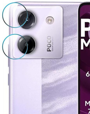 KANCHA Back Camera Lens Glass Protector for Poco M7 Pro, M7 Pro, Poco M7 Pro 5G(Pack of: 2)