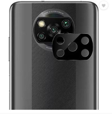 LIGHTWINGS Back Camera Lens Glass Protector for Camera Lens Protector for Poco X3 Pro Full Curved 5D Lens (Pack of 1)(Pack of: 1)