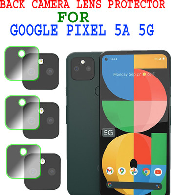 ejzatex Back Camera Lens Glass Protector for GOOGLE PIXEL 5A 5G(Pack of: 3)