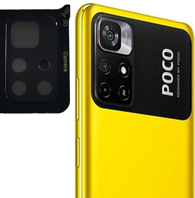 Aaruteck Back Camera Lens Glass Protector for POCO M4 Pro 5G Camera Protector(Pack of: 1)