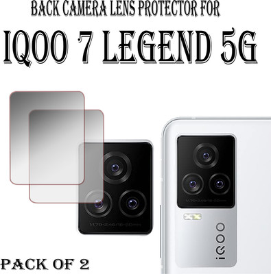EJZATEX Back Camera Lens Glass Protector for IQOO 7 LEGEND 5G(Pack of: 2)
