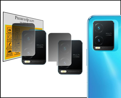 Ychroze Back Camera Lens Glass Protector for Vivo T1X(Pack of: 2)