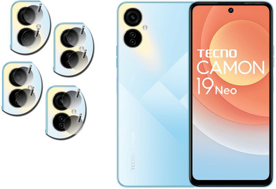 DAFFIN Back Camera Lens Glass Protector for Tecno Camon 19 Neo(Pack of: 4)