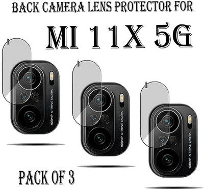 HIRDESH Back Camera Lens Glass Protector for Xiaomi Mi 11X(Pack of: 3)