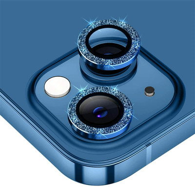 VOSKI Back Camera Lens Ring Guard Protector for iPhone 13 Camera Lens Protector Scratch Proof Sparkle Diamond Ring(Pack of: 1)