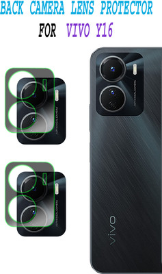 ejzatex Back Camera Lens Glass Protector for VIVO Y16(Pack of: 2)