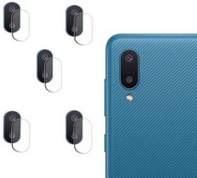 LIGHTWINGS Back Camera Lens Glass Protector for Samsung Galaxy A02(Pack of: 5)