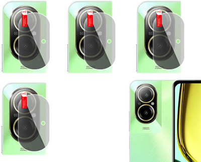 DAFFIN Back Camera Lens Glass Protector for Realme c67 4g(Pack of: 4)