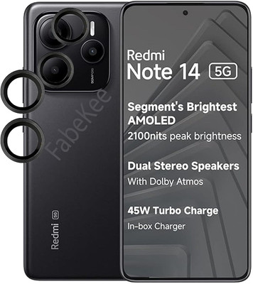 Bulkwala Back Camera Lens Glass Protector for Tempered Glass Camera Lens Protector For Xiaomi Redmi Note 14(Pack of: 1)