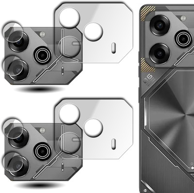 Hi-Cam Back Camera Lens Glass Protector for Tecno Pova 6 Pro 5G(Pack of: 2)