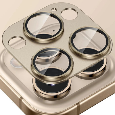 prozzile Back Camera Lens Glass Protector for iPhone 16 Pro, iPhone 16 Pro Max(Pack of: 1)