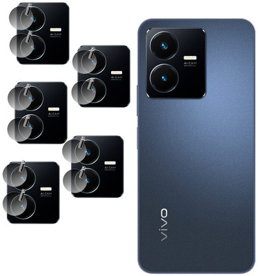 DAFFIN Back Camera Lens Glass Protector for Vivo Y22(Pack of: 5)