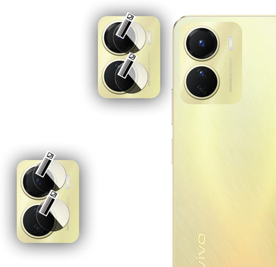 DAFFIN Back Camera Lens Glass Protector for Vivo Y16(Pack of: 2)