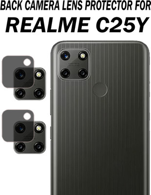 EJZATI Back Camera Lens Glass Protector for REALME C25Y(Pack of: 2)