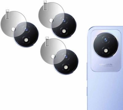 SCREENPROTECTOR Back Camera Lens Glass Protector for Vivo Y02(Pack of: 3)