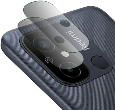 DOUMOF Back Camera Lens Glass Protector for Redmi 12C.(Pack of: 2)