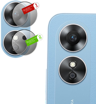 HIDEOUS Back Camera Lens Glass Protector for Oppo A17(Pack of: 1)