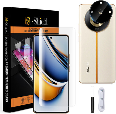 MS-Shield Back Camera Lens Glass Protector for Realme 11 Pro 5G, with 3D Curved Full Screen Coverage Tempered Glass(Pack of: 1)
