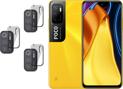 EJZATI Back Camera Lens Glass Protector for POCO M3 PRO 5G(Pack of: 3)