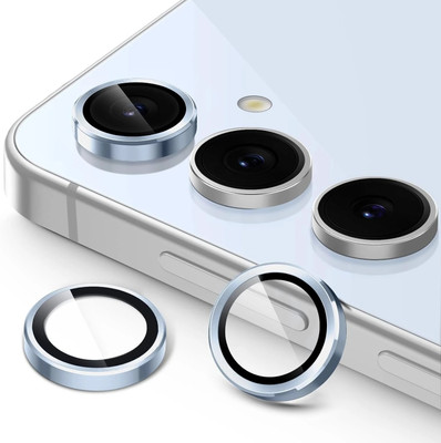 BOGATO™ Back Camera Lens Glass Protector for Samsung Galaxy S24 FE (Blue)(Pack of: 3)