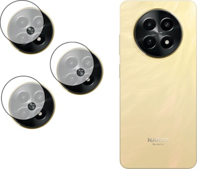 EJZATI Back Camera Lens Glass Protector for REALME NARZO N65 5G, BACK CAMERA LENS PROTECTOR(Pack of: 3)