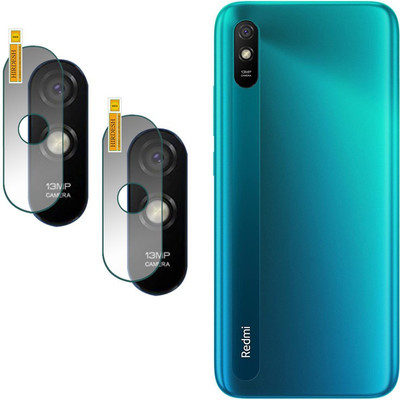 HIDEOUS Back Camera Lens Glass Protector for Redmi 9A(Pack of: 2)