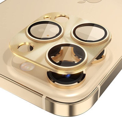 UNIKWORLD Back Camera Lens Ring Guard Protector for iPhone 14 Pro Max,Aluminum Alloy Rings For iPhone 14 Pro/iPhone 14 Pro Max(GOlD(Pack of: 1)