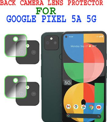 ejzatex Back Camera Lens Glass Protector for GOOGLE PIXEL 5A 5G(Pack of: 2)