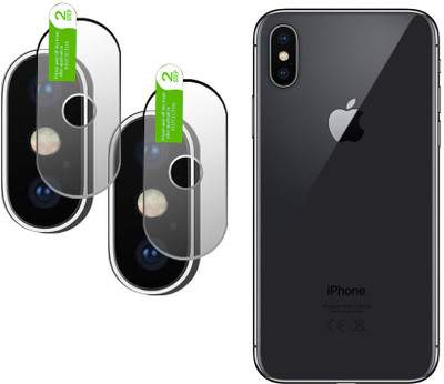DAFFIN Back Camera Lens Glass Protector for iphone x(Pack of: 2)