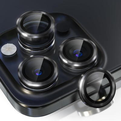 Mobinix Back Camera Lens Glass Protector for iPhone 16 Pro, iPhone 16 Pro Max(Pack of: 1)