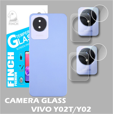 Olonga Back Camera Lens Glass Protector for VIVO Y02T, VIVO Y02(Pack of: 2)