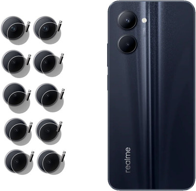 DAFFIN Back Camera Lens Glass Protector for realme C33(Pack of: 5)