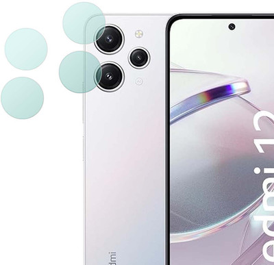 MOKPLZ Back Camera Lens Glass Protector for Redmi 12 5G(Pack of: 2)