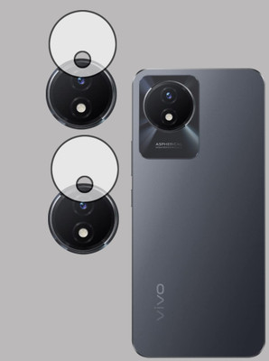 EJZATI Back Camera Lens Glass Protector for VIVO Y02(Pack of: 2)