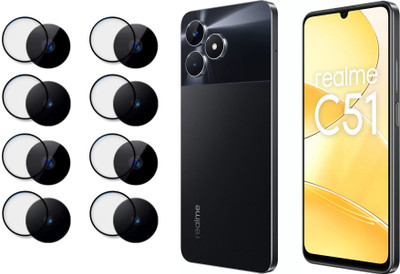 ISAAK Back Camera Lens Glass Protector for Realme C51(Pack of: 4)