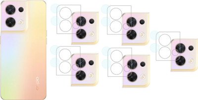 Vatsin Back Camera Lens Glass Protector for Oppo Reno 8 5G(Pack of: 5)