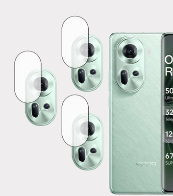 EJZATEX Back Camera Lens Glass Protector for OPPO RENO 11 5G, BACK CAMERA LENS PROTECTOR(Pack of: 3)