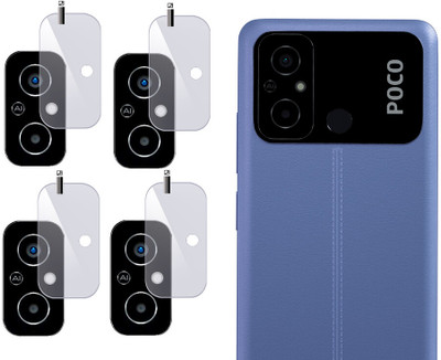 Ezger Back Camera Lens Glass Protector for POCO C55(Pack of: 4)