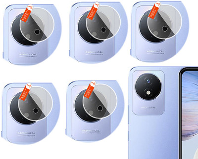 Hideous Back Camera Lens Glass Protector for vivo Y11 (2023)(Pack of: 5)