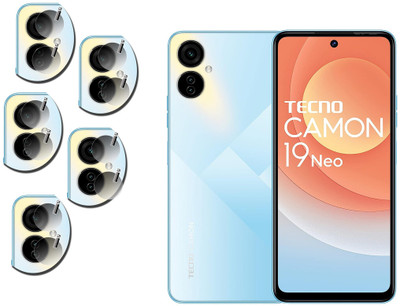 DAFFIN Back Camera Lens Glass Protector for Tecno Camon 19 Neo(Pack of: 5)