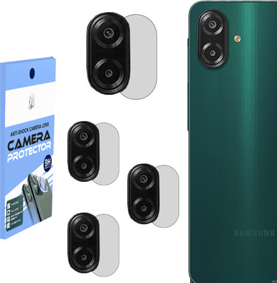 SCREENIX Back Camera Lens Glass Protector for SAMSUNG GALAXY F07, [Flexible Unbreakable Polycarbonate Material](Pack of: 4)