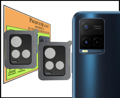 HIRDESH Back Camera Lens Glass Protector for Vivo Y21(Pack of: 2)