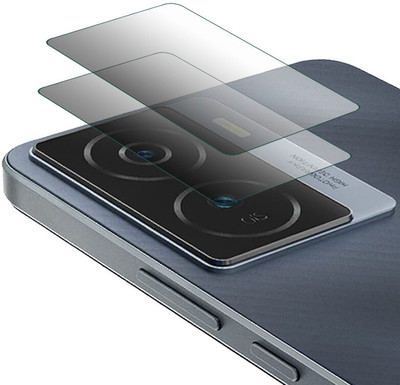 DOUMOF Back Camera Lens Glass Protector for iQOO Z7 5G BACK CAMERA(Pack of: 2)