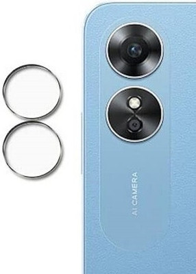 TrueFancyStore Back Camera Lens Glass Protector for Oppo A17 ( This is a Plastic Screen Guard )(Pack of: 2)