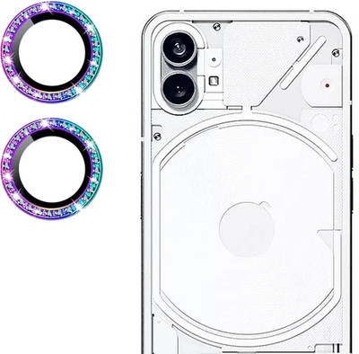 CASELIA Back Camera Lens Ring Guard Protector for Nothing Phone 2, Nothing Phone 2 rainbow diamond camera Ring(Pack of: 1)