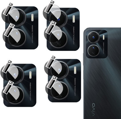 EZGER Back Camera Lens Glass Protector for Vivo Y16(Pack of: 4)